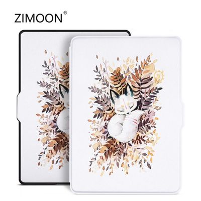 Print Case for Amazon Kindle 8th SY69JL 2016 Model PU Leather Smart Cover with PC Back Tablet Cover E-book Case for Kindle 8th