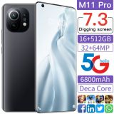 2021 New Global Version Galaxy M11 Pro 7.3 Inch Smartphone 16+512G 5G 6800mAh Mobilephone Support Face Unlock Dual SIM Cellphone