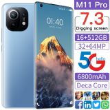 2021 New Global Version Galaxy M11 Pro 7.3 Inch Smartphone 16+512G 5G 6800mAh Mobilephone Support Face Unlock Dual SIM Cellphone